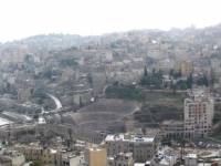 Amman: In der Mitte Ruinen eines Römer-Theaters